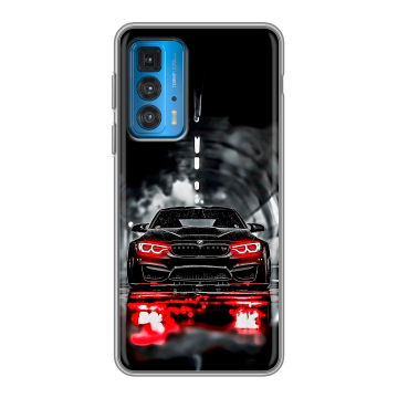 Силиконовый чехол на Motorola Edge 20 с принтом BMW БМВ Силиконовый чехол на Motorola Edge 20 с принтом BMW БМВ