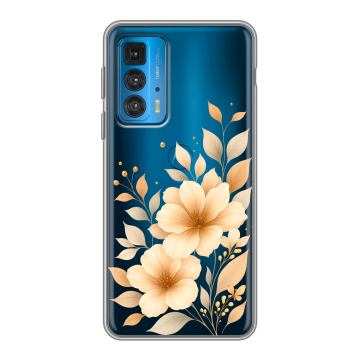 Силиконовый чехол на Motorola Edge 20 с принтом для девушки