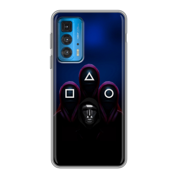 Силиконовый чехол на Motorola Edge 20 с принтом Игра Кальмара