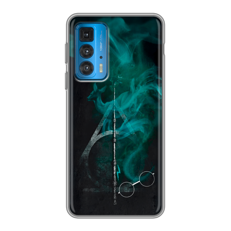 Силиконовый противоударный чехол на Motorola Edge 20 с принтом Гарри Поттер Harry Potter Силиконовый противоударный чехол на Motorola Edge 20 с принтом Гарри Поттер Harry Potter