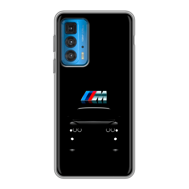 Силиконовый чехол на Motorola Edge 20 с принтом БМВ BMW Силиконовый чехол на Motorola Edge 20 с принтом БМВ BMW
