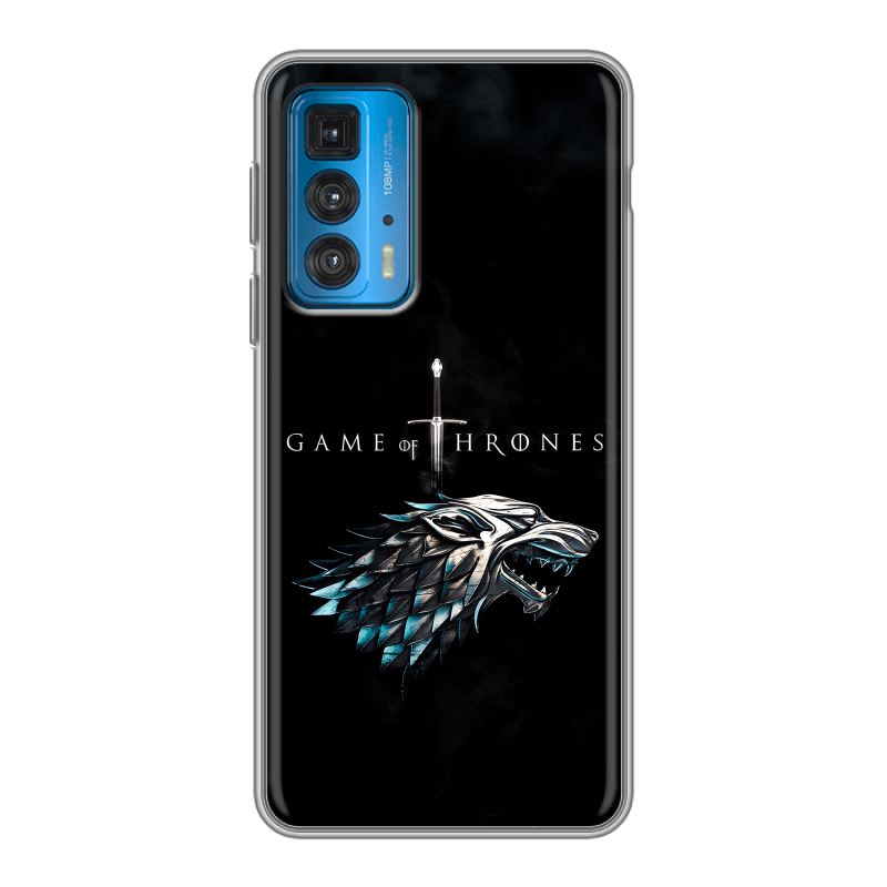 Силиконовый чехол на Motorola Edge 20 с принтом Игра Престолов Game Thrones Силиконовый чехол на Motorola Edge 20 с принтом Игра Престолов Game Thrones