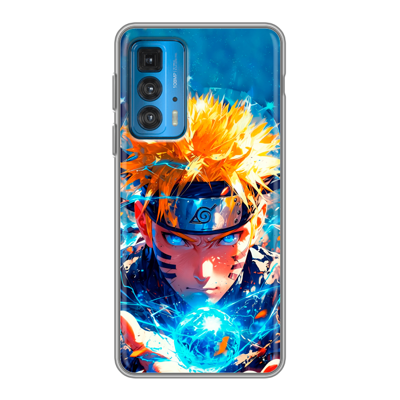 Силиконовый противоударный чехол на Motorola Edge 20 с принтом Аниме Наруто Naruto Силиконовый противоударный чехол на Motorola Edge 20 с принтом Аниме Наруто Naruto