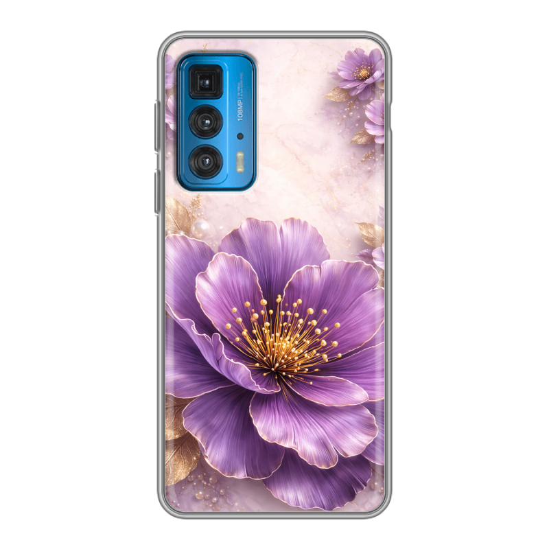 Силиконовый чехол на Motorola Edge 20 с принтом женский Силиконовый чехол на Motorola Edge 20 с принтом женский
