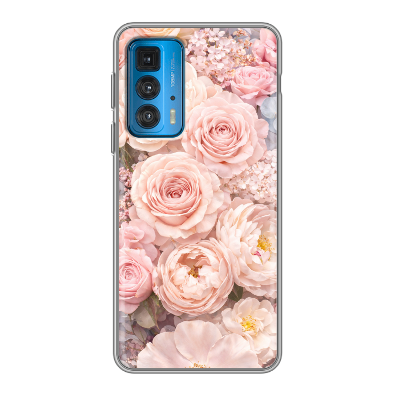 Силиконовый чехол на Motorola Edge 20 с принтом женский Силиконовый чехол на Motorola Edge 20 с принтом женский