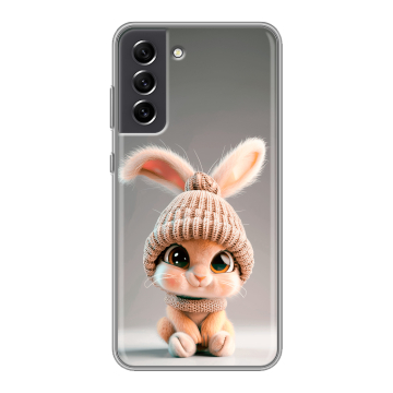 Силиконовый чехол на Samsung Galaxy S21 FE с принтом Кролик Силиконовый чехол на Samsung Galaxy S21 FE с принтом Кролик