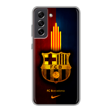 Силиконовый чехол на Samsung Galaxy S21 FE с принтом Барселона Barcelona Силиконовый чехол на Samsung Galaxy S21 FE с принтом Барселона Barcelona