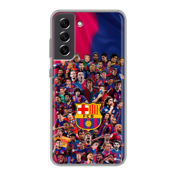 Силиконовый чехол на Samsung Galaxy S21 FE с принтом Барселона Barcelona Силиконовый чехол на Samsung Galaxy S21 FE с принтом Барселона Barcelona
