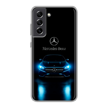 Силиконовый чехол на Samsung Galaxy S21 FE с принтом Mercedes Мерседес Силиконовый чехол на Samsung Galaxy S21 FE с принтом Mercedes Мерседес