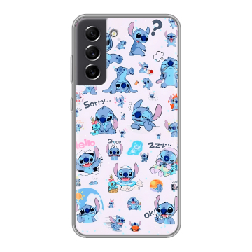 Силиконовый чехол на Samsung Galaxy S21 FE с принтом Лило и Стич Силиконовый чехол на Samsung Galaxy S21 FE с принтом Лило и Стич