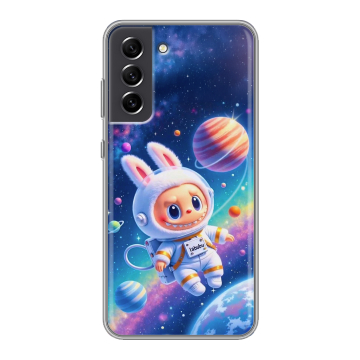 Силиконовый чехол на Samsung Galaxy S21 FE с принтом Labubu Лабубу Силиконовый чехол на Samsung Galaxy S21 FE с принтом Labubu Лабубу