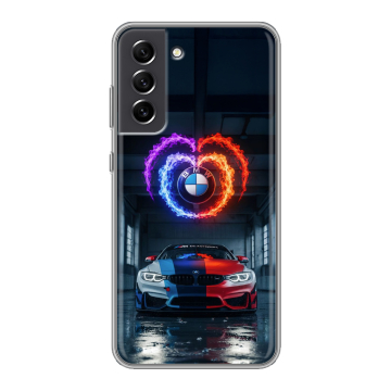 Силиконовый чехол на Samsung Galaxy S21 FE с принтом BMW БМВ Силиконовый чехол на Samsung Galaxy S21 FE с принтом BMW БМВ