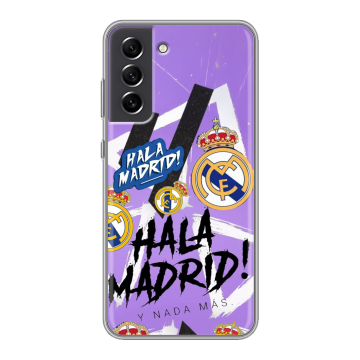 Силиконовый чехол на Samsung Galaxy S21 FE с принтом Real Madrid Реал Мадрид Силиконовый чехол на Samsung Galaxy S21 FE с принтом Real Madrid Реал Мадрид