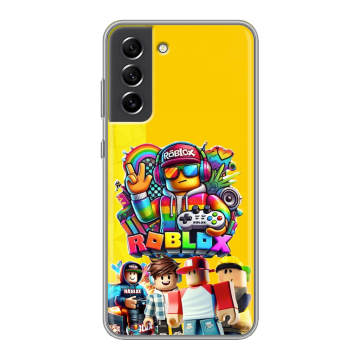 Силиконовый чехол на Samsung Galaxy S21 FE с принтом Roblox Роблокс Силиконовый чехол на Samsung Galaxy S21 FE с принтом Roblox Роблокс