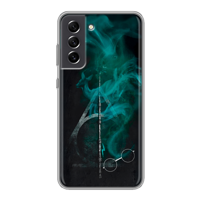 Силиконовый противоударный чехол на Samsung Galaxy S21 FE с принтом Гарри Поттер Harry Potter Силиконовый противоударный чехол на Samsung Galaxy S21 FE с принтом Гарри Поттер Harry Potter