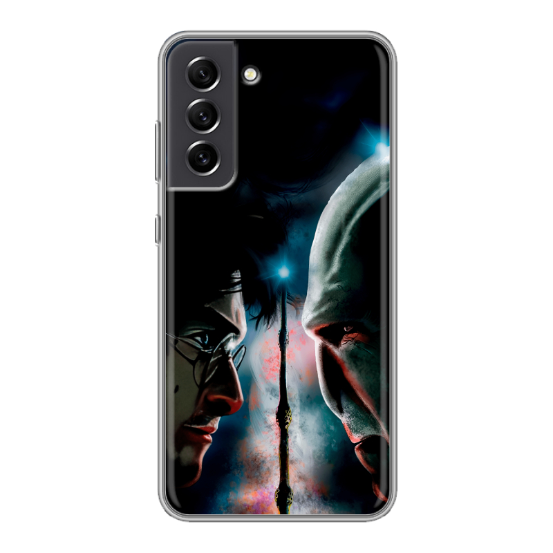 Силиконовый противоударный чехол на Samsung Galaxy S21 FE с принтом Гарри Поттер Harry Potter Силиконовый противоударный чехол на Samsung Galaxy S21 FE с принтом Гарри Поттер Harry Potter