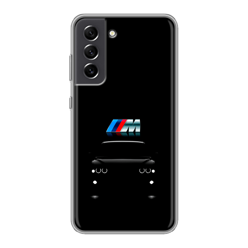 Силиконовый противоударный чехол на Samsung Galaxy S21 FE с принтом БМВ BMW Силиконовый противоударный чехол на Samsung Galaxy S21 FE с принтом БМВ BMW