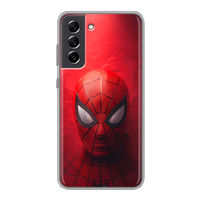 Силиконовый чехол на Samsung Galaxy S21 FE с принтом Spiderman Человек паук Силиконовый чехол на Samsung Galaxy S21 FE с принтом Spiderman Человек паук