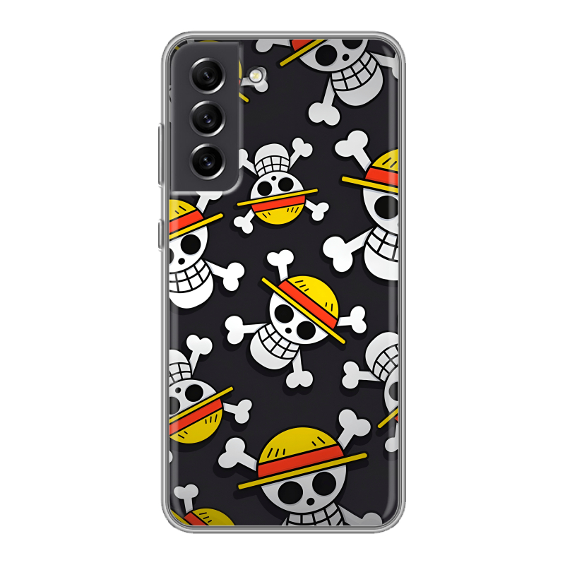 Силиконовый чехол на Samsung Galaxy S21 FE с принтом One Piece Ван Пис Силиконовый чехол на Samsung Galaxy S21 FE с принтом One Piece Ван Пис