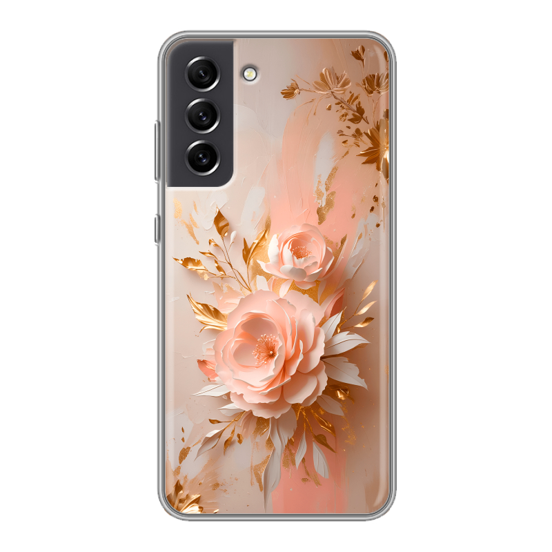 Силиконовый чехол на Samsung Galaxy S21 FE с принтом женский Силиконовый чехол на Samsung Galaxy S21 FE с принтом женский