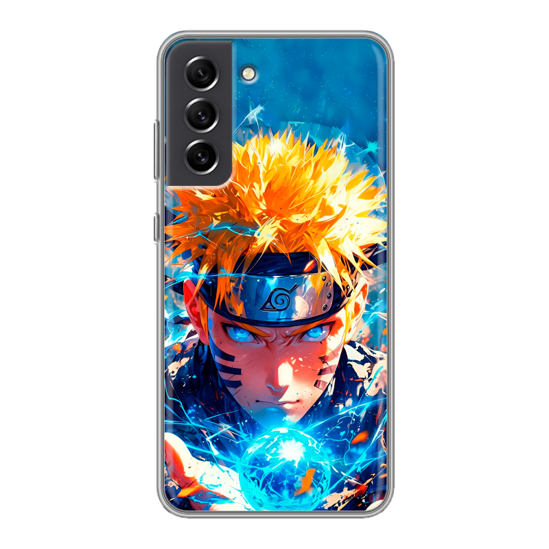 Силиконовый противоударный чехол на Samsung Galaxy S21 FE с принтом Аниме Наруто Naruto Силиконовый противоударный чехол на Samsung Galaxy S21 FE с принтом Аниме Наруто Naruto