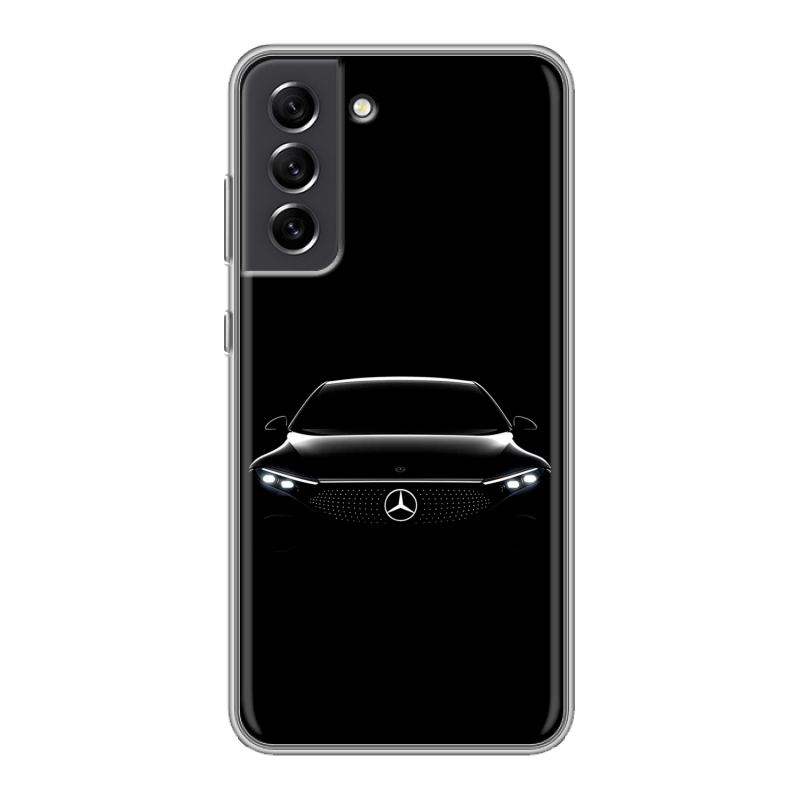 Силиконовый чехол на Samsung Galaxy S21 FE с принтом Mercedes Мерседес Силиконовый чехол на Samsung Galaxy S21 FE с принтом Mercedes Мерседес