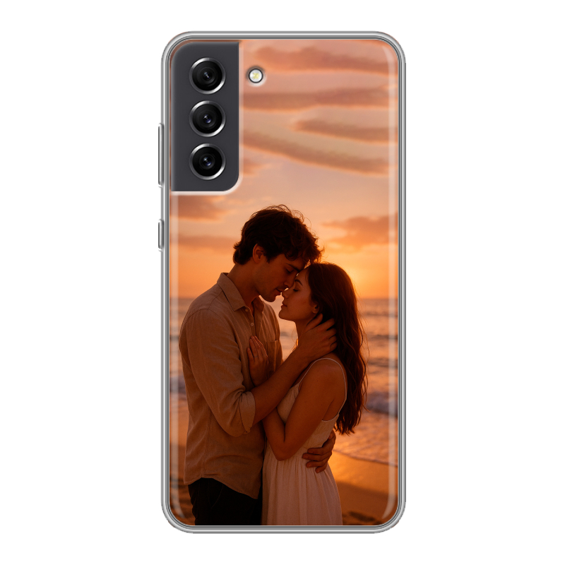 Силиконовый чехол на Samsung Galaxy S21 FE с принтом Пользовательский 2 Силиконовый чехол на Samsung Galaxy S21 FE с принтом Пользовательский 2