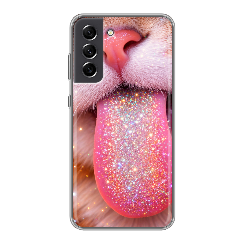 Силиконовый чехол на Samsung Galaxy S21 FE с принтом для девочек Силиконовый чехол на Samsung Galaxy S21 FE с принтом для девочек