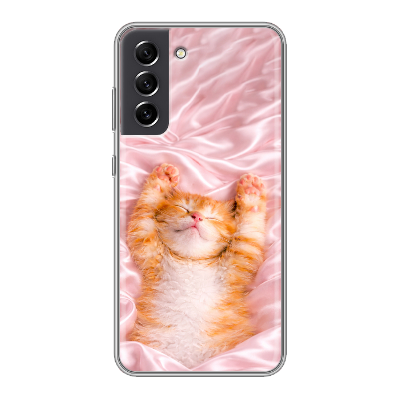 Силиконовый чехол на Samsung Galaxy S21 FE с принтом женский Силиконовый чехол на Samsung Galaxy S21 FE с принтом женский