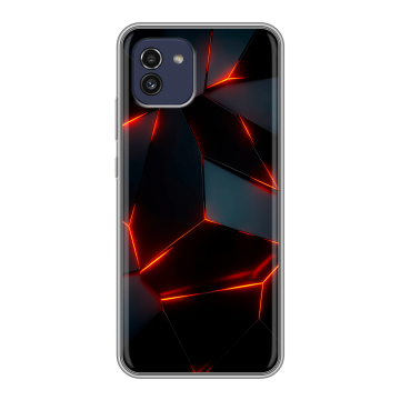 Силиконовый чехол на Samsung Galaxy A03 с принтом Яркие абстракции Силиконовый чехол на Samsung Galaxy A03 с принтом Яркие абстракции