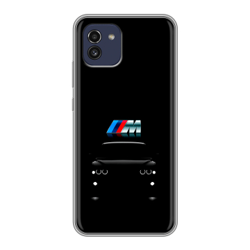Силиконовый чехол на Samsung Galaxy A03 с принтом БМВ BMW