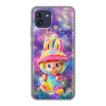 Силиконовый чехол на Samsung Galaxy A03 с принтом Labubu Лабубу Силиконовый чехол на Samsung Galaxy A03 с принтом Labubu Лабубу