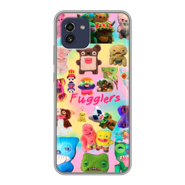 Силиконовый чехол на Samsung Galaxy A03 с принтом Флагер Fuggler Силиконовый чехол на Samsung Galaxy A03 с принтом Флагер Fuggler