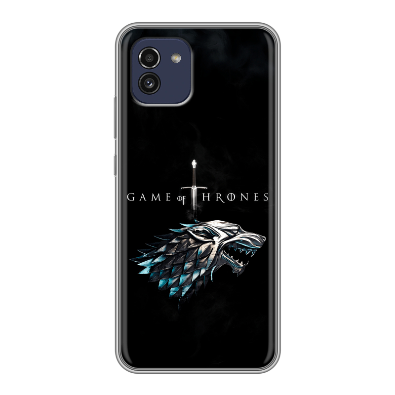 Силиконовый чехол на Samsung Galaxy A03 с принтом Игра Престолов Game Thrones Силиконовый чехол на Samsung Galaxy A03 с принтом Игра Престолов Game Thrones