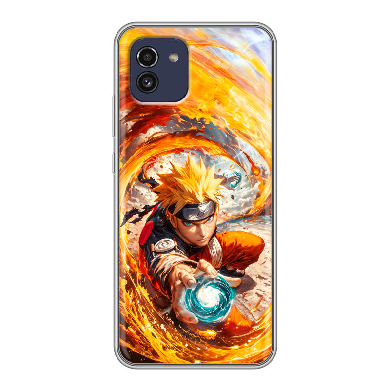 Силиконовый чехол на Samsung Galaxy A03 с принтом Аниме Наруто Naruto Силиконовый чехол на Samsung Galaxy A03 с принтом Аниме Наруто Naruto