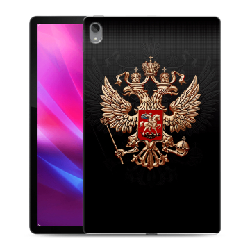 Силиконовый чехол на планшета Lenovo Tab P11 Plus с принтом Герб России Силиконовый чехол на планшета Lenovo Tab P11 Plus с принтом Герб России