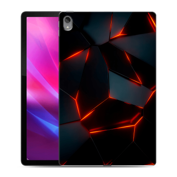 Силиконовый чехол на планшета Lenovo Tab P11 Plus с принтом Яркие абстракции Силиконовый чехол на планшета Lenovo Tab P11 Plus с принтом Яркие абстракции