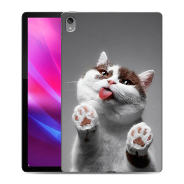 Силиконовый чехол на планшета Lenovo Tab P11 Plus с принтом Коты Силиконовый чехол на планшета Lenovo Tab P11 Plus с принтом Коты