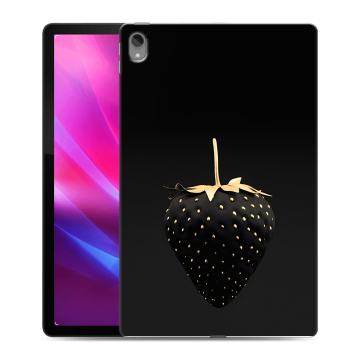 Силиконовый чехол на планшета Lenovo Tab P11 Plus с принтом Черная клубника Силиконовый чехол на планшета Lenovo Tab P11 Plus с принтом Черная клубника
