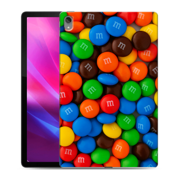 Силиконовый чехол на планшета Lenovo Tab P11 Plus с принтом Конфеты Силиконовый чехол на планшета Lenovo Tab P11 Plus с принтом Конфеты