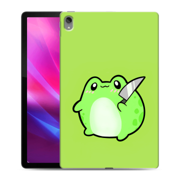Силиконовый чехол на Lenovo Tab P11 Plus с принтом Лягушенок
