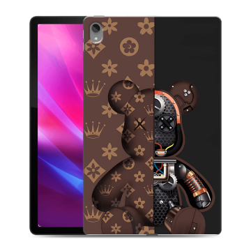 Силиконовый чехол на Lenovo Tab P11 Plus с принтом Луи робот
