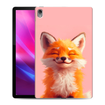 Силиконовый чехол на Lenovo Tab P11 Plus с принтом милая лиса