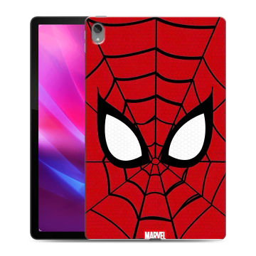 Силиконовый чехол на Lenovo Tab P11 Plus с принтом человек паук spiderman