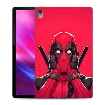 Силиконовый чехол на Lenovo Tab P11 Plus с принтом Дедпул Deadpool
