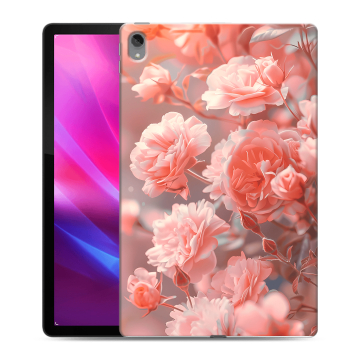 Силиконовый чехол на Lenovo Tab P11 Plus с принтом Розы цветы