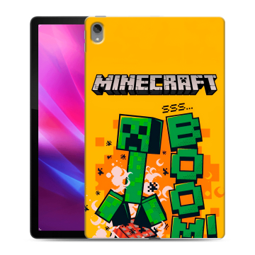 Силиконовый чехол на Lenovo Tab P11 Plus с принтом Майнкрафт Minecraft
