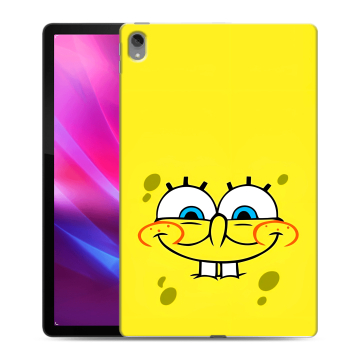 Силиконовый чехол на Lenovo Tab P11 Plus с принтом спанчбоб спанч боб Силиконовый чехол на Lenovo Tab P11 Plus с принтом спанчбоб спанч боб