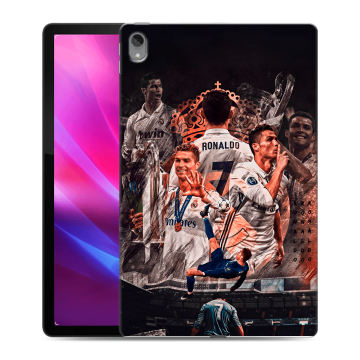 Силиконовый чехол на Lenovo Tab P11 Plus с принтом Реал Роналдо Real Ronaldo Силиконовый чехол на Lenovo Tab P11 Plus с принтом Реал Роналдо Real Ronaldo