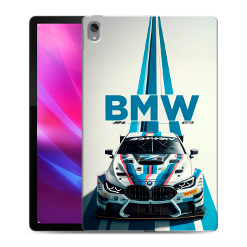 Силиконовый чехол на Lenovo Tab P11 Plus с принтом БМВ BMW